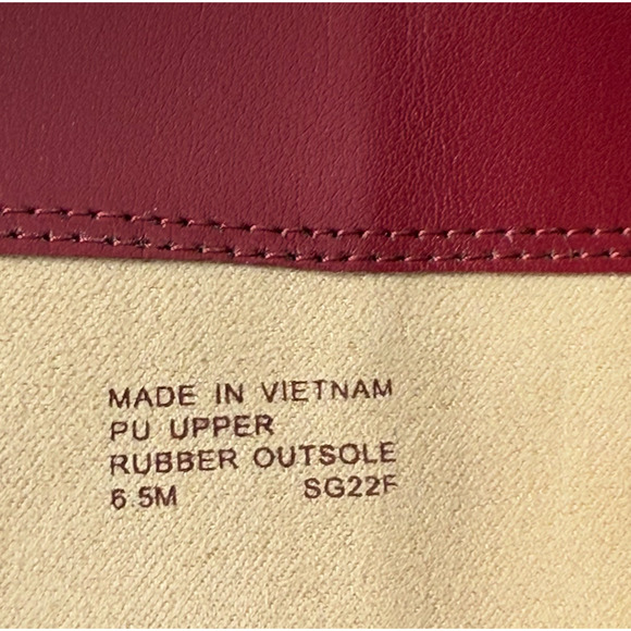 NEW MICHAEL KORS MULBERRY RED CARMEN RIDING TALL LOGO BOOTS SIZE 6.5 - Picture 8 of 8